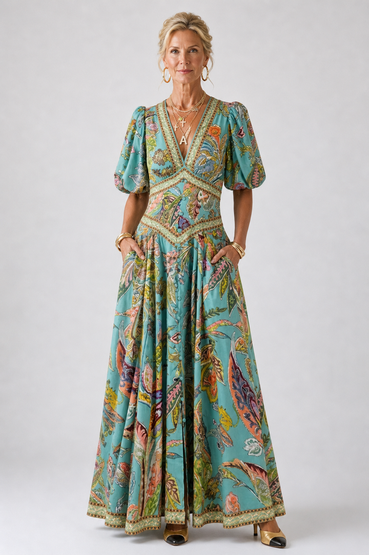 VIGDIS | AIRY MAXI PUFF DRESS FOR WOMEN