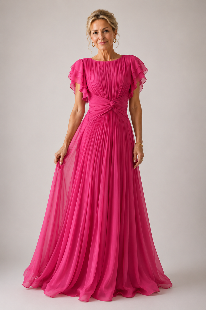 CLARA | PLEATED EVENING DRESS FOR WOMEN