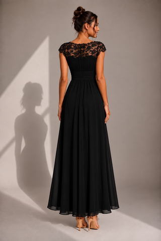 SEVERINE | LACE BODICE MAXI DRESS FOR WOMEN
