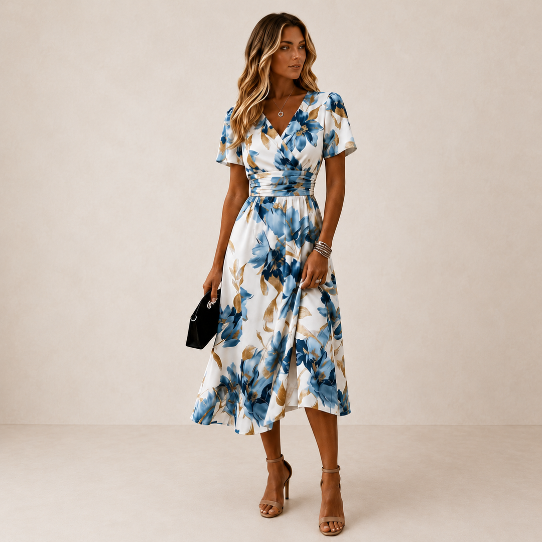 NERISSA | A-LINE MIDI DRESS FOR WOMEN