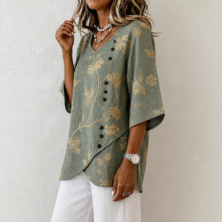 DENISE | FLORAL BLOUSE FOR WOMEN