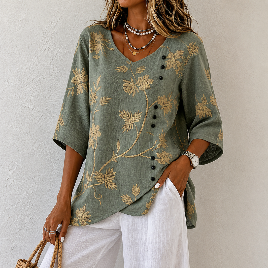 DENISE | FLORAL BLOUSE FOR WOMEN