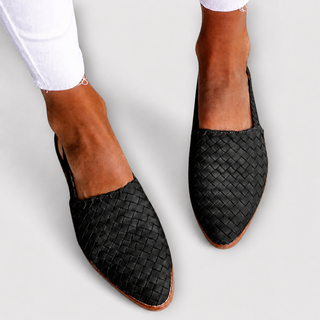 SIMONE | WOVEN SLINGBACK LOAFERS FOR WOMEN