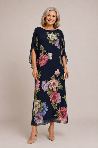OPHELIA | MIDNIGHT BLOOM MAXI DRESS FOR WOMEN
