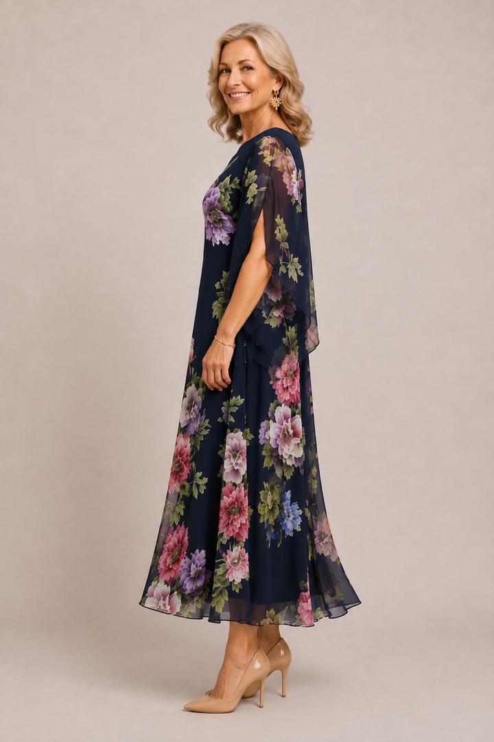 OPHELIA | MIDNIGHT BLOOM MAXI DRESS FOR WOMEN
