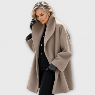 BRIGITTA | OVERSIZED WIDE-COLLAR WINTER COAT FOR WOMEN