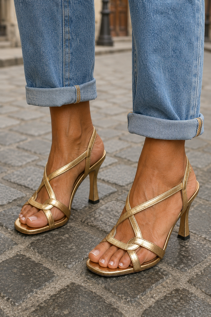 CASSIE | GOLDEN SUMMER CHARM SANDALS FOR WOMEN