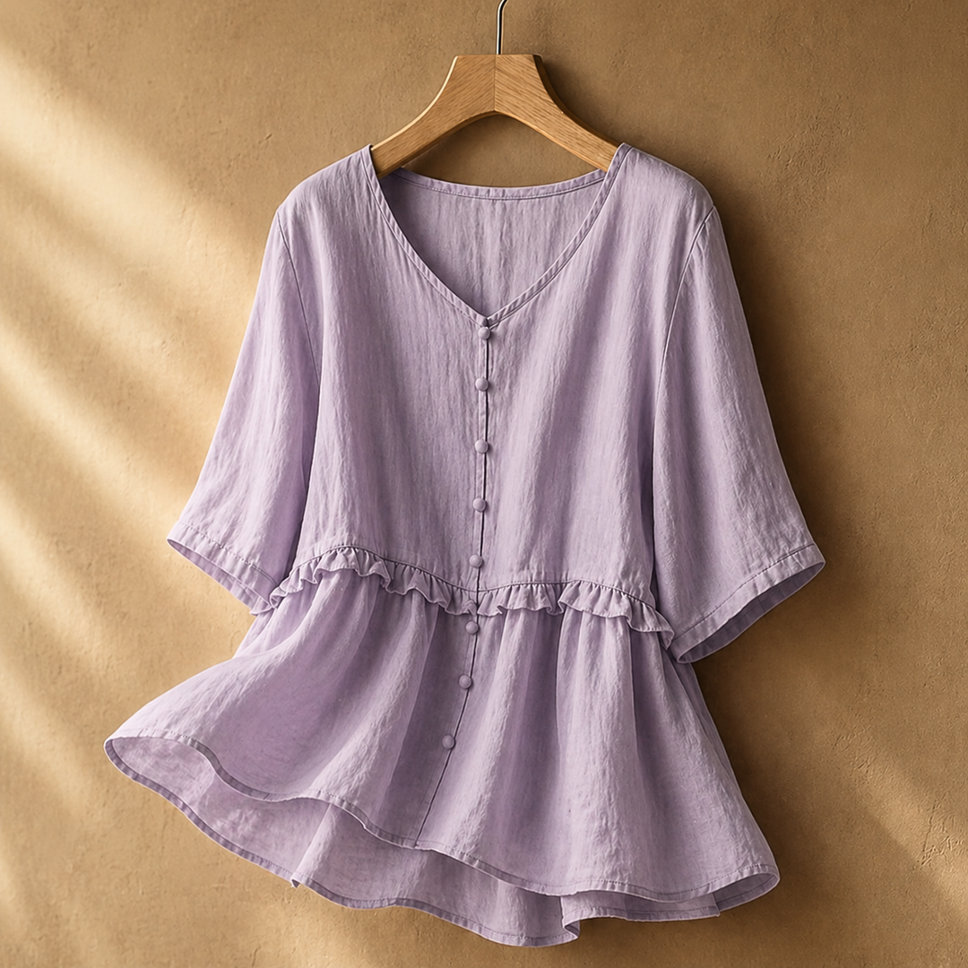 LAINEY | JANE LINEN BLOUSE FOR WOMEN