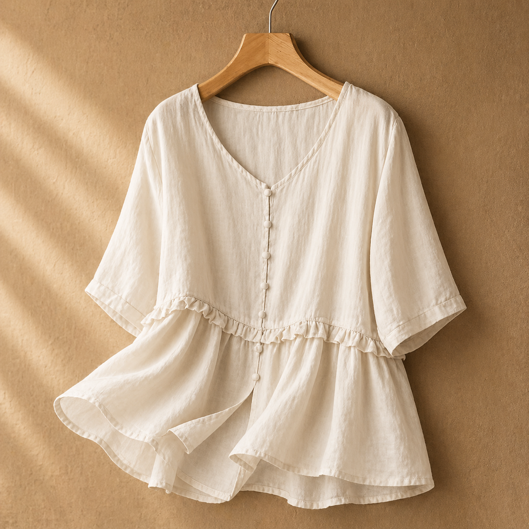 LAINEY | JANE LINEN BLOUSE FOR WOMEN