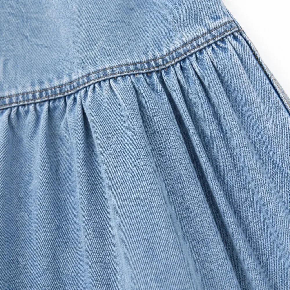 ROMELLA | HIGH WAISTED DENIM SKIRT FOR WOMEN