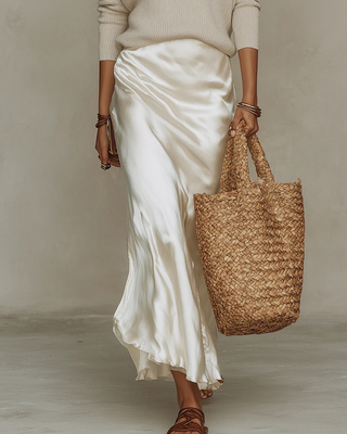 MARTA | SATIN MIDI DRESS FOR WOMEN
