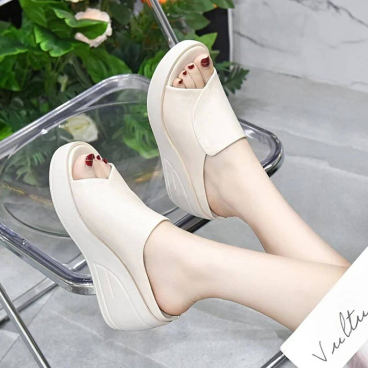 ROSAMUND | SLIP-ON WEDGE SANDALS FOR WOMEN