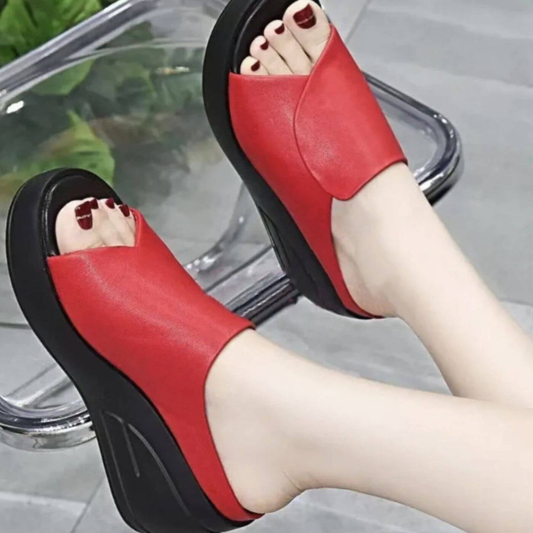 ROSAMUND | SLIP-ON WEDGE SANDALS FOR WOMEN