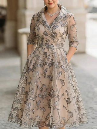 MARCELINE | GRACEFUL WRAP DRESS FOR WOMEN