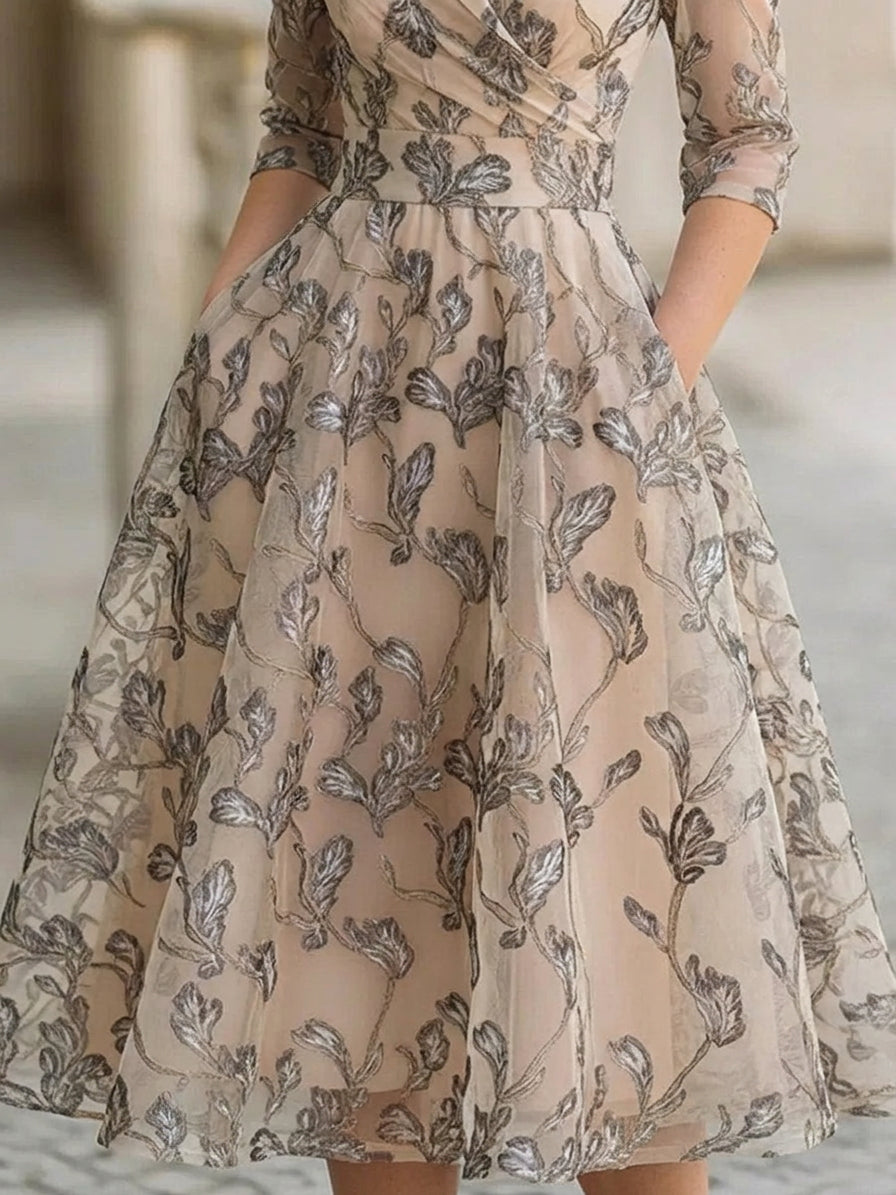 MARCELINE | GRACEFUL WRAP DRESS FOR WOMEN