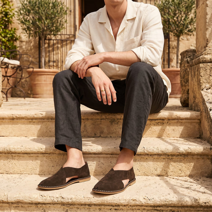 MARLOWE | CROSS-STRAP LOAFERS FOR MEN