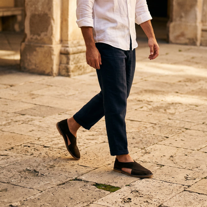 MARLOWE | CROSS-STRAP LOAFERS FOR MEN