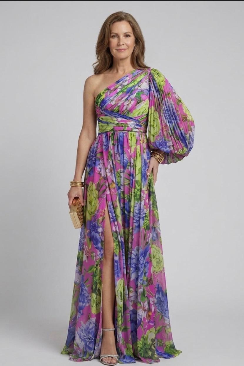 JANNEKE | BLOSSOM DRAMA DRESS FOR WOMEN