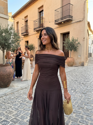 ILONA | ONE-SHOULDER PRINT MAXI DRESS FOR WOMEN