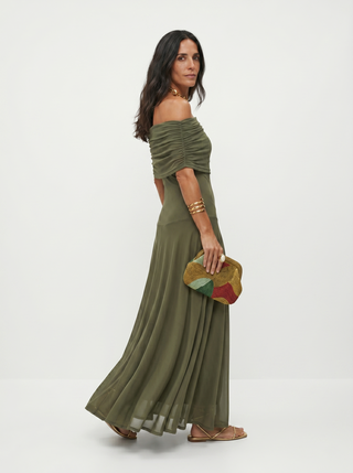 ILONA | ONE-SHOULDER PRINT MAXI DRESS FOR WOMEN