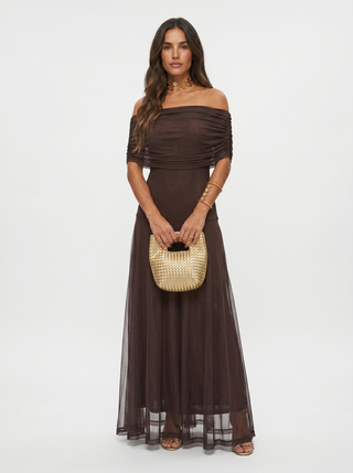 ILONA | ONE-SHOULDER PRINT MAXI DRESS FOR WOMEN