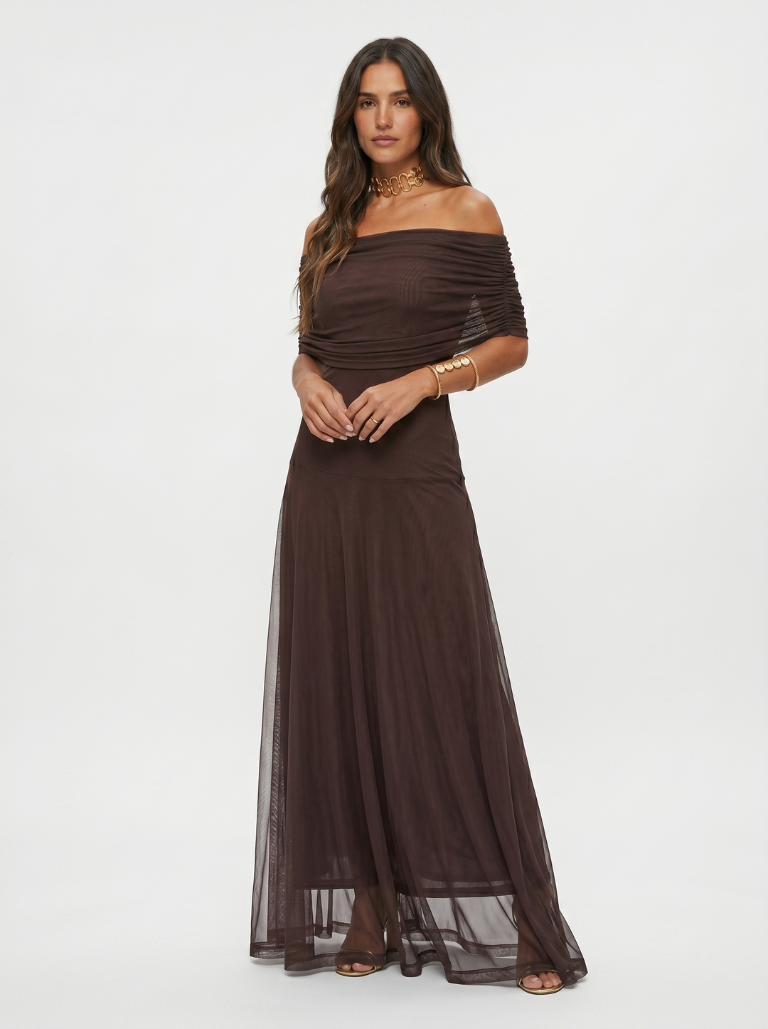 ILONA | ONE-SHOULDER PRINT MAXI DRESS FOR WOMEN