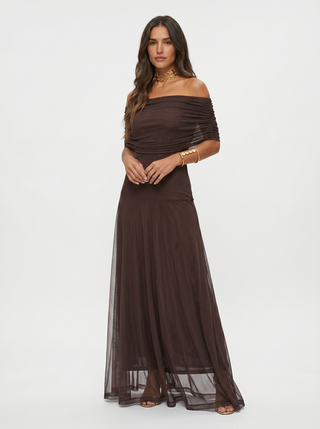 ILONA | ONE-SHOULDER PRINT MAXI DRESS FOR WOMEN