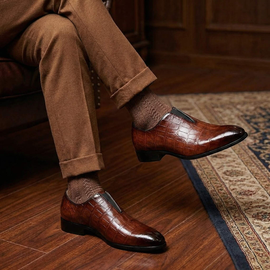 CAMDEN | CROC LOAFER FOR MEN