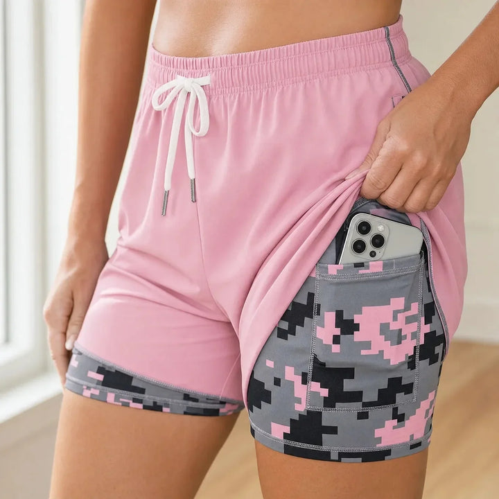MOVELYN | 2 1 RUNNING SHORTS FOR WOMEN