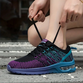 ZOEY | BLACK PURPLE SHOES FOR WOMEN