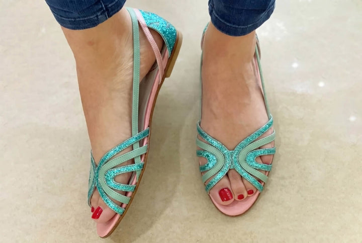 TALIA | GOLDEN SUMMER SANDALS FOR WOMEN