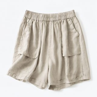 LINORA | LOOSE DEEP POCKETS SHORTS FOR WOMEN