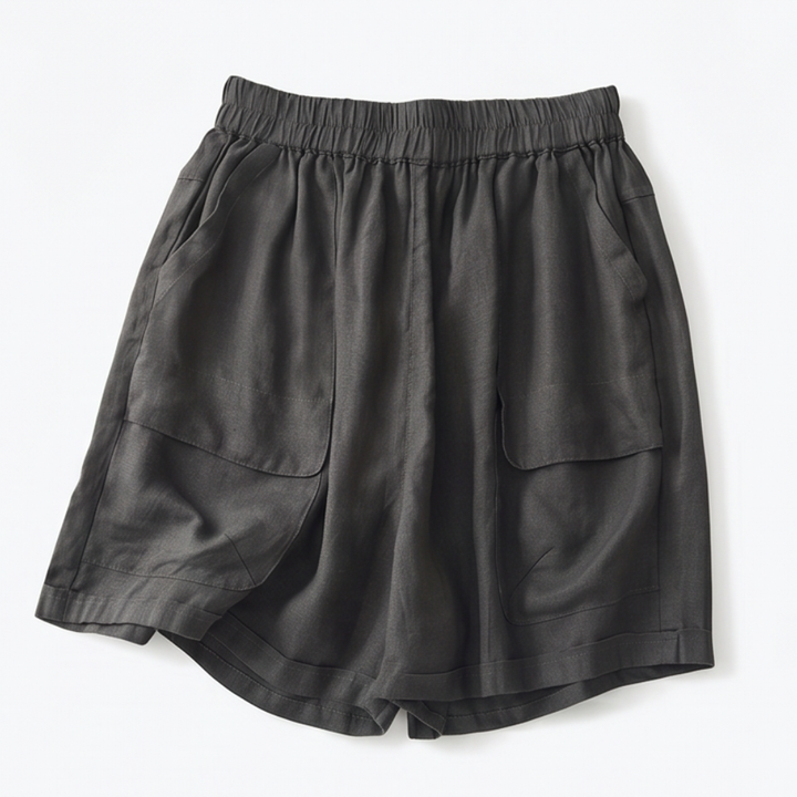 LINORA | LOOSE DEEP POCKETS SHORTS FOR WOMEN