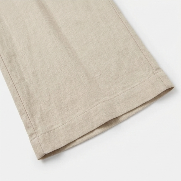 LINARA | WIDE LEG LINEN TROUSERS FOR WOMEN