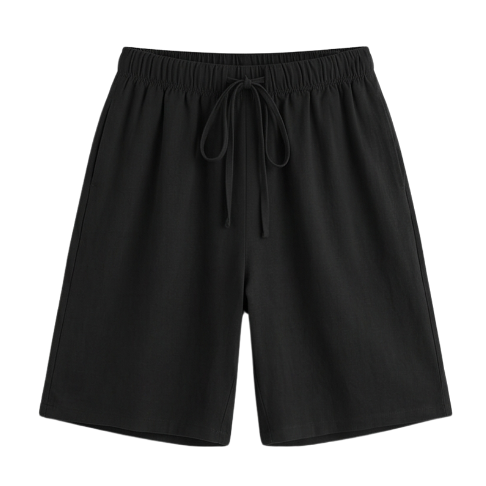 LUMERA | WIDE-LEG DRAWSTRING SMOCKED SHORTS FOR WOMEN