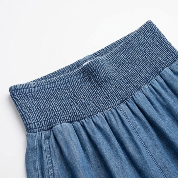 PALAZZA | SMOCKED WIDE LEG PANTS FOR WOMEN
