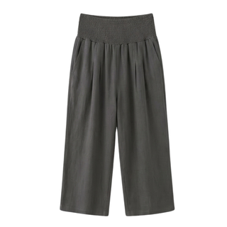 COASTELLA | SMOCKED-WAIST WIDE-LEG CULOTTES TROUSERS FOR WOMEN