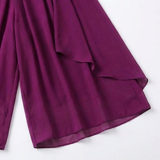 SEVELLA | HIGH-WAIST CULOTTES DRAPE SKIRT FOR WOMEN