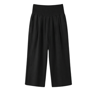 COASTELLA | SMOCKED-WAIST WIDE-LEG CULOTTES TROUSERS FOR WOMEN