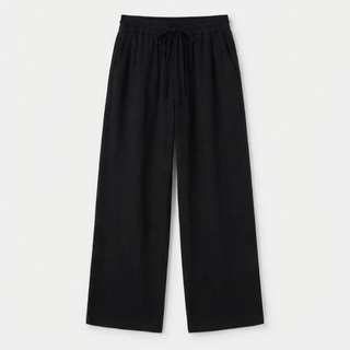 LINARA | WIDE LEG LINEN TROUSERS FOR WOMEN
