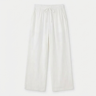 LINARA | WIDE LEG LINEN TROUSERS FOR WOMEN