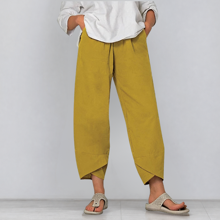 SOLIVIA | CROPPED WIDE LEG PANTS FOR WOMEN