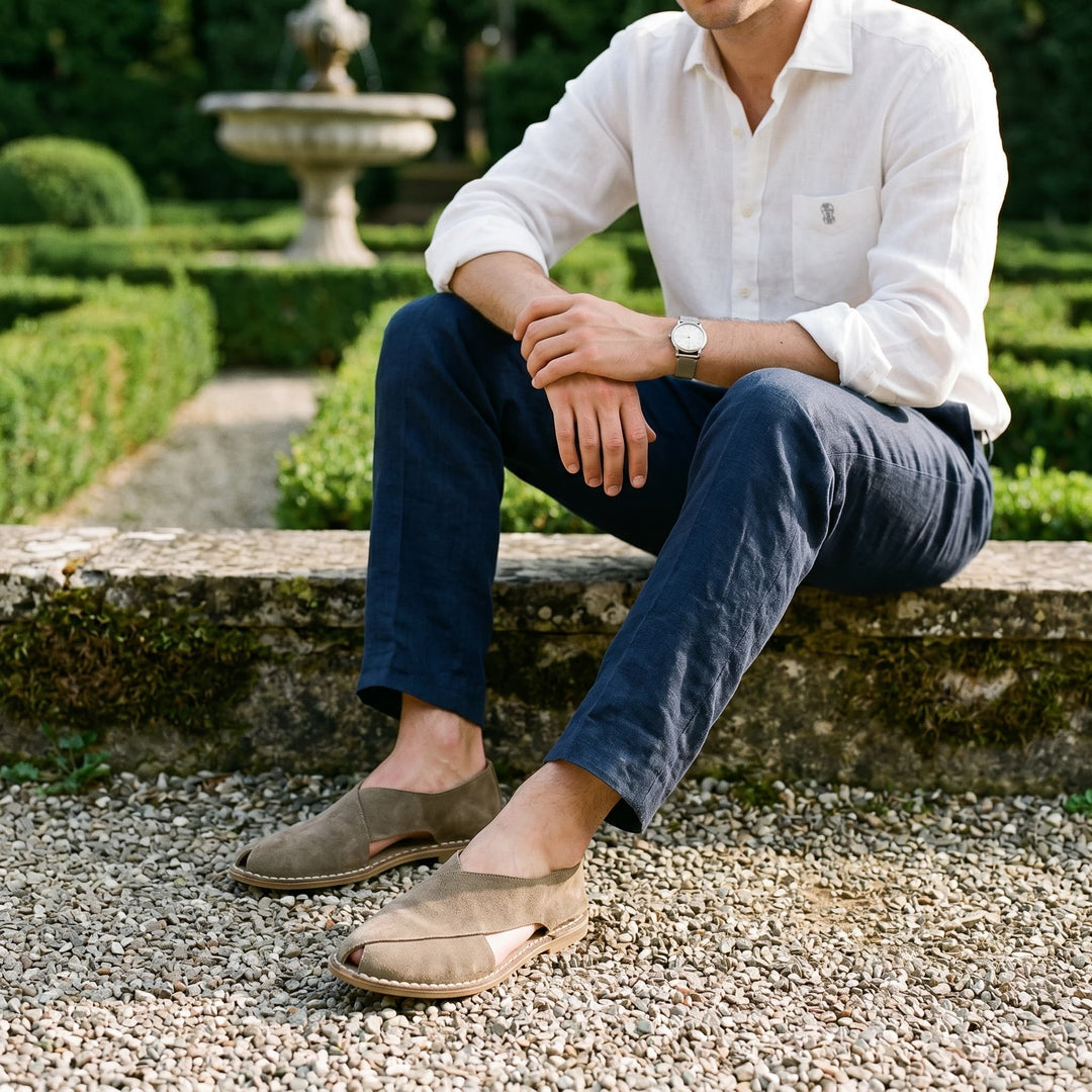 MARLOWE | CROSS-STRAP LOAFERS FOR MEN