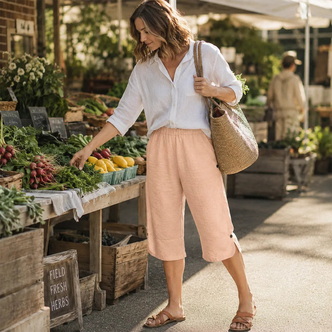 MARELIA | SUMMER CAPRI PANTS FOR WOMEN