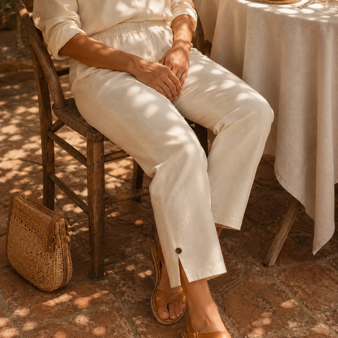 LINORA | STRAIGHT LEG ANKLE PANTS FOR WOMEN