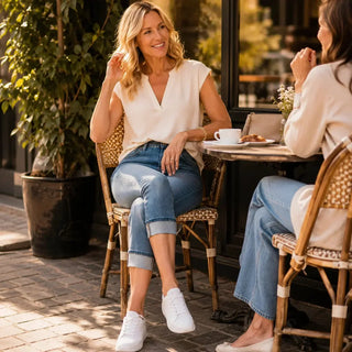 CUFFOVA | HIGH WAIST STRETCH JEANS FOR WOMEN