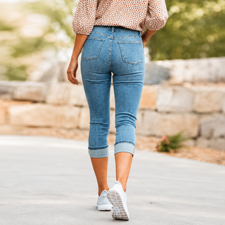 CUFFOVA | HIGH WAIST STRETCH JEANS FOR WOMEN