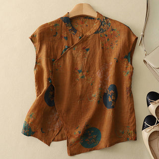 DELPHINE | LINEN TOP FOR WOMEN