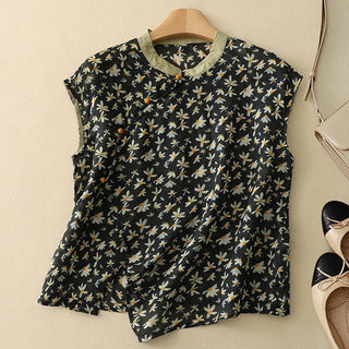 DELPHINE | LINEN TOP FOR WOMEN