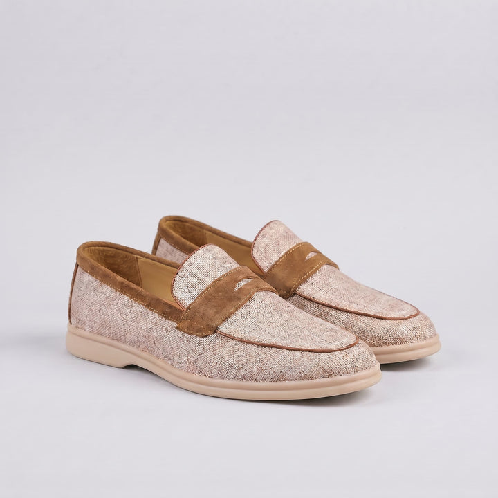 NEWBURY | LINEN PENNY LOAFER FOR MEN